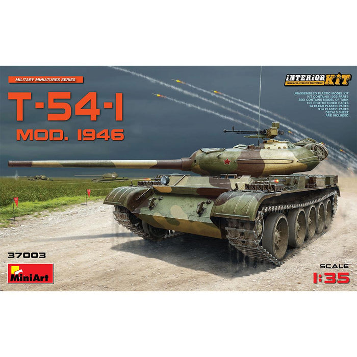 1/35 T-54-1 Soviet Medium Tank Interior Kit
