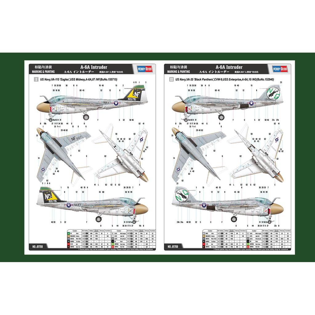1/48 A-6A Intruder Model Kit