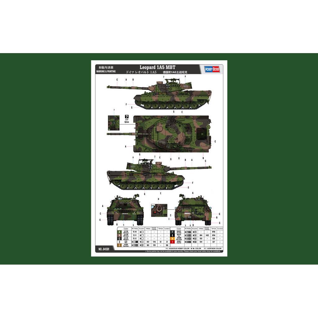 1/35 Leopard 1A5 MBT Model Kit