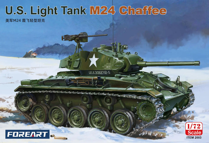 1/72 M24 Chaffee Light Tank Model Kit