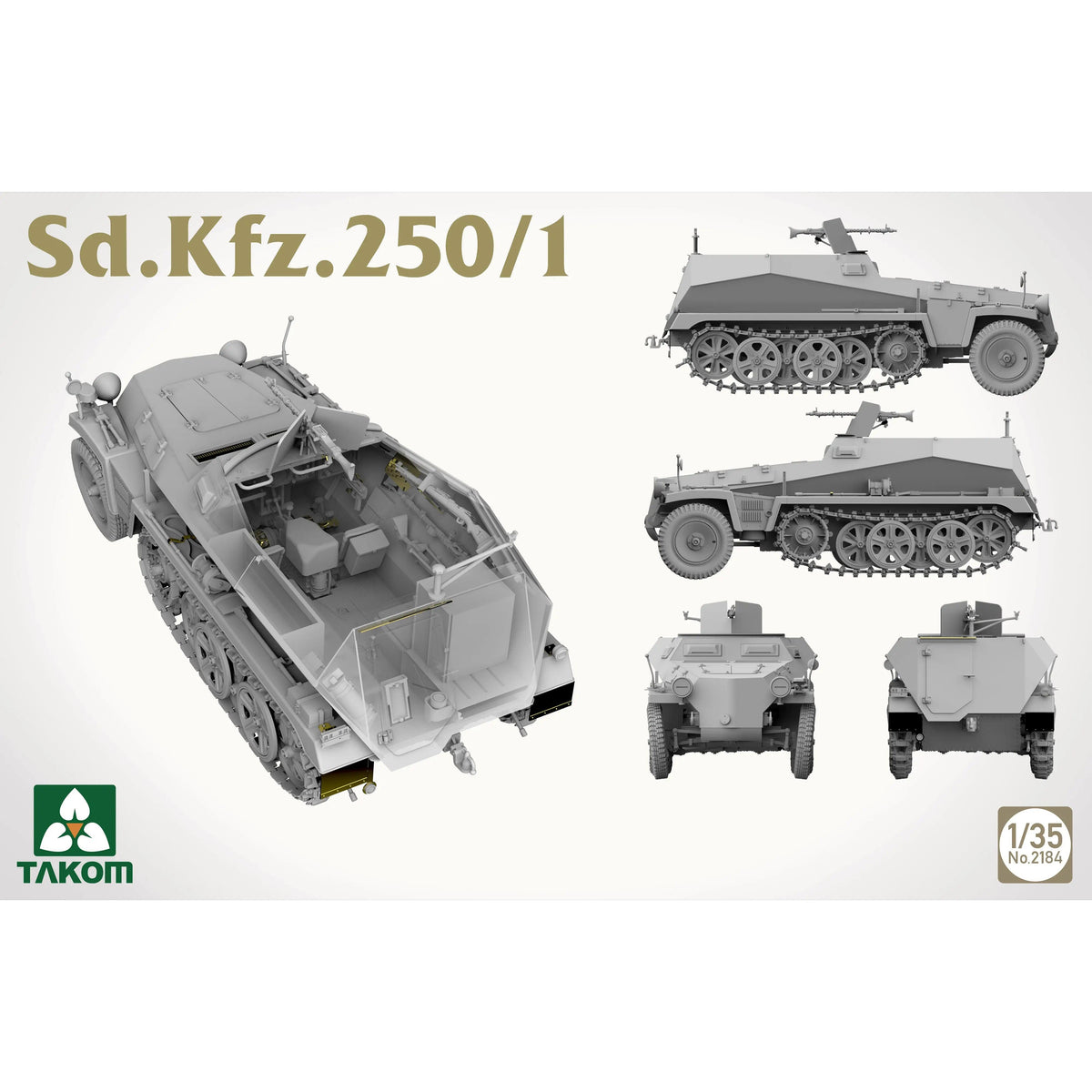 1/35 Sd.Kfz.250/1 Model Kit