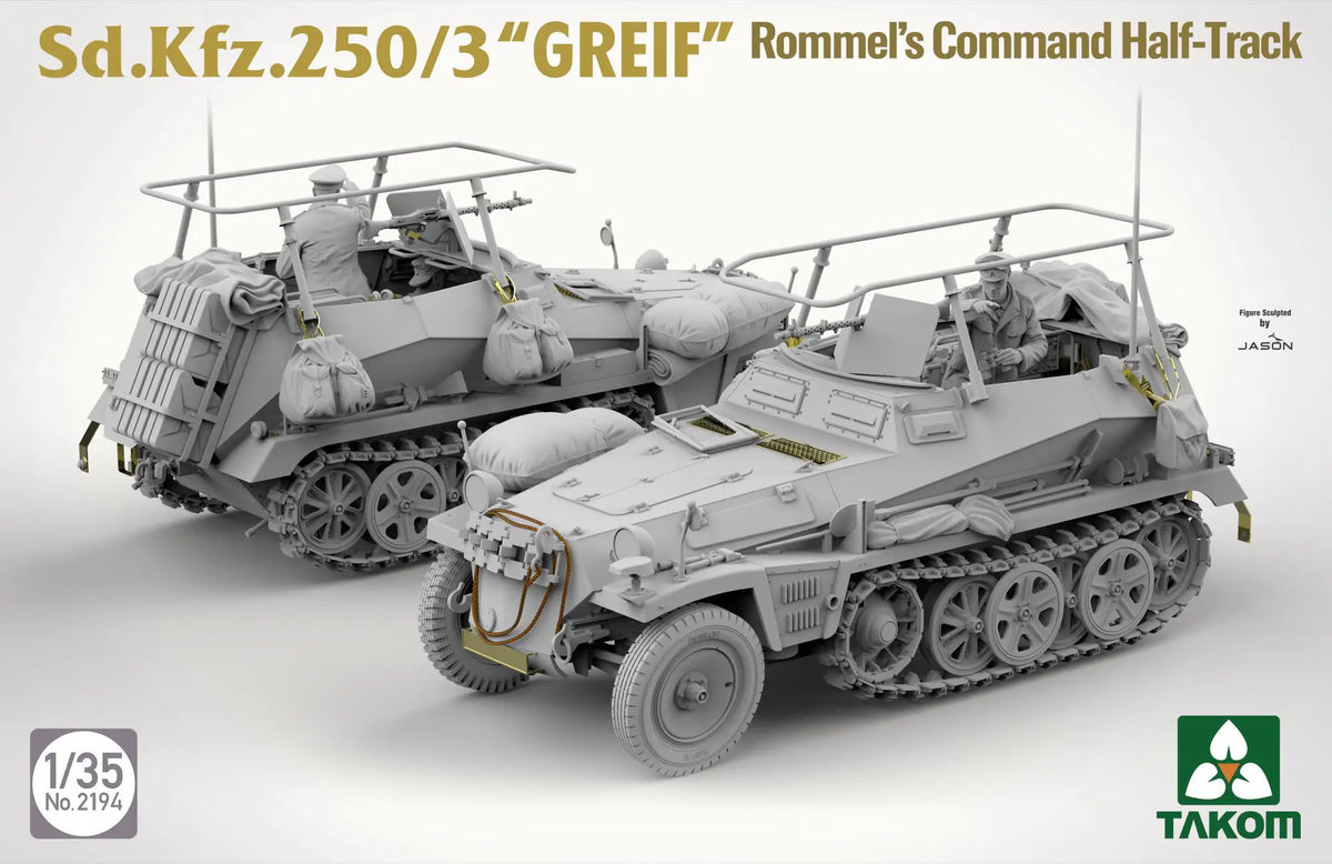 1/35 Sd.Kfz.250/3 Greif Rommel's Command Half-Track Model Kit
