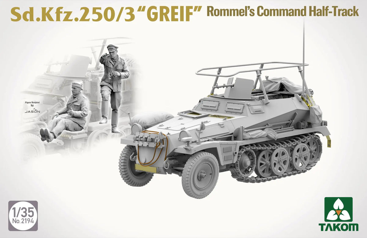 1/35 Sd.Kfz.250/3 Greif Rommel's Command Half-Track Model Kit