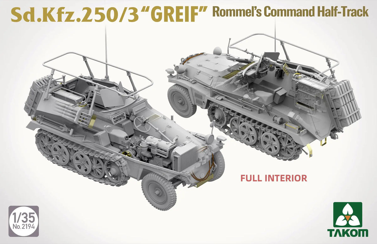 1/35 Sd.Kfz.250/3 Greif Rommel's Command Half-Track Model Kit