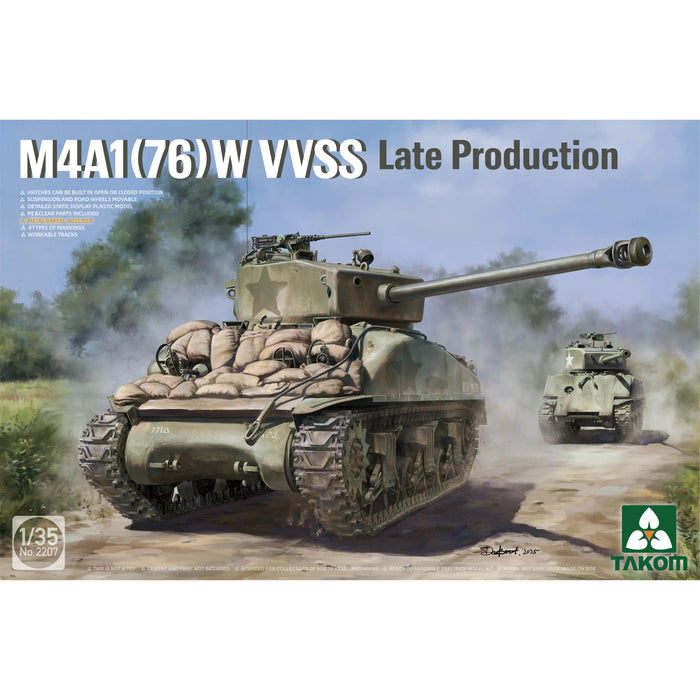 1/35 M4A1(76W) VVSS Late Production Model Kit