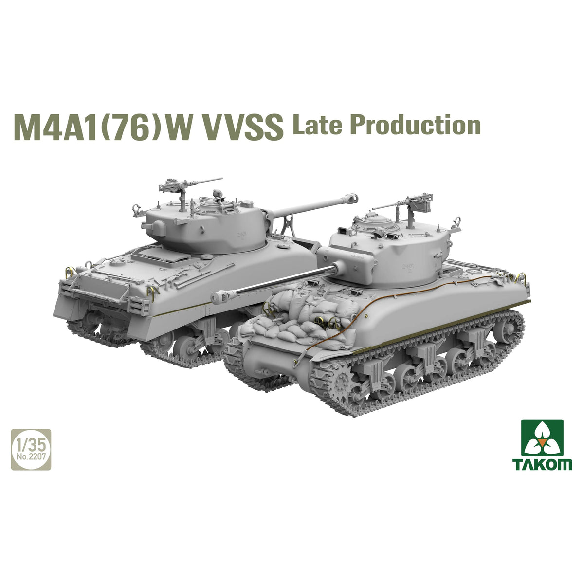 1/35 M4A1(76W) VVSS Late Production Model Kit