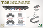 1/35 T28 Box T28 Super Heavy Tank & M28A1/A2 Super Assault Tank Model Kit