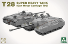 1/35 T28 Box T28 Super Heavy Tank & M28A1/A2 Super Assault Tank Model Kit