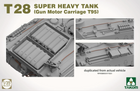 1/35 T28 Box T28 Super Heavy Tank & M28A1/A2 Super Assault Tank Model Kit