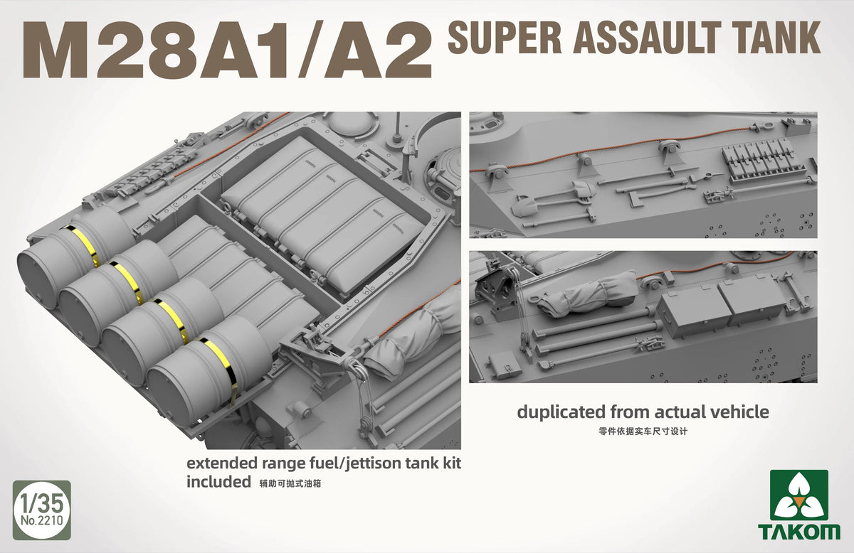 1/35 M28A1/A2 Super Assault Tank Model Kit