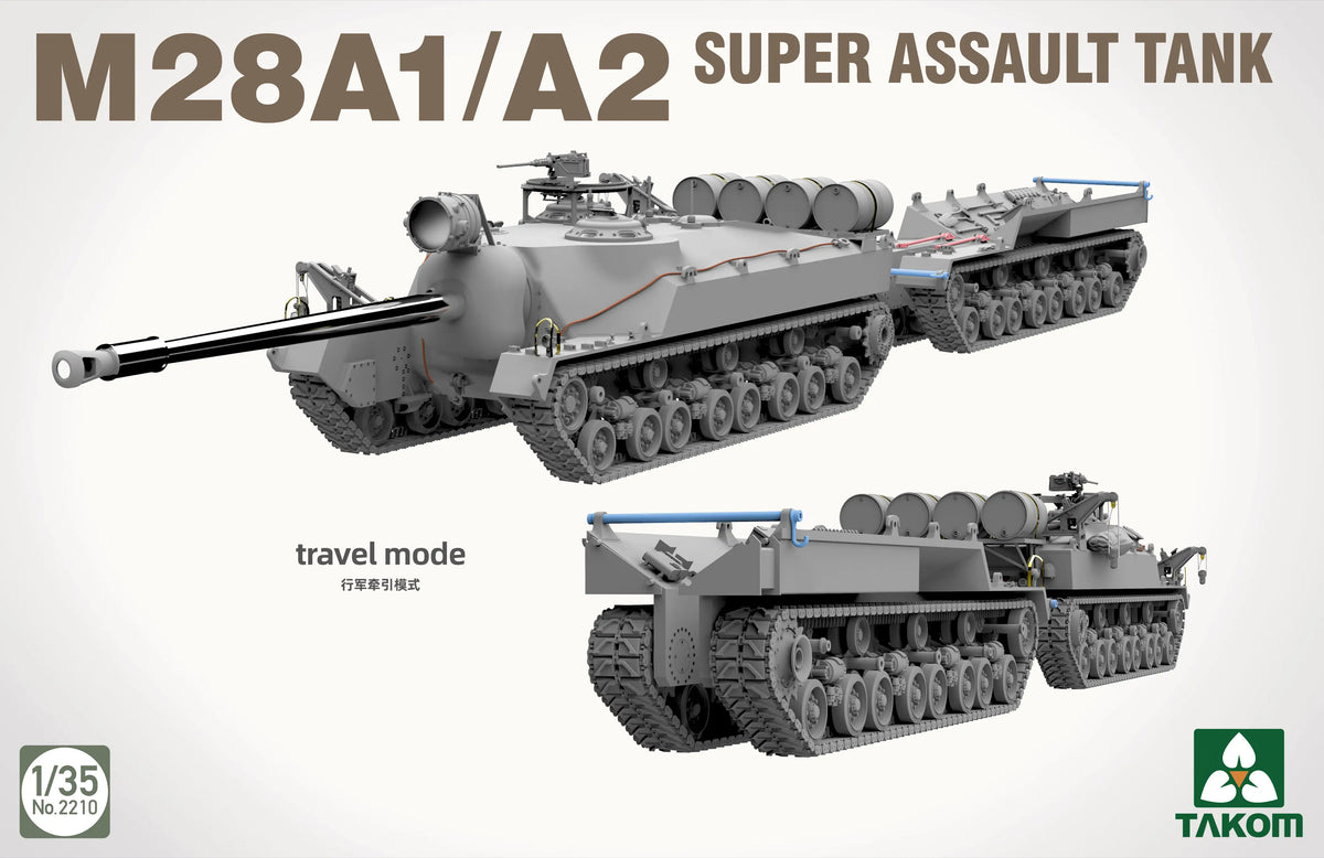1/35 M28A1/A2 Super Assault Tank Model Kit