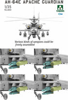 1/35 AH-64E Apache Guardian Attack Helicopter Model Kit