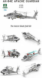 1/35 AH-64E Apache Guardian Attack Helicopter Model Kit