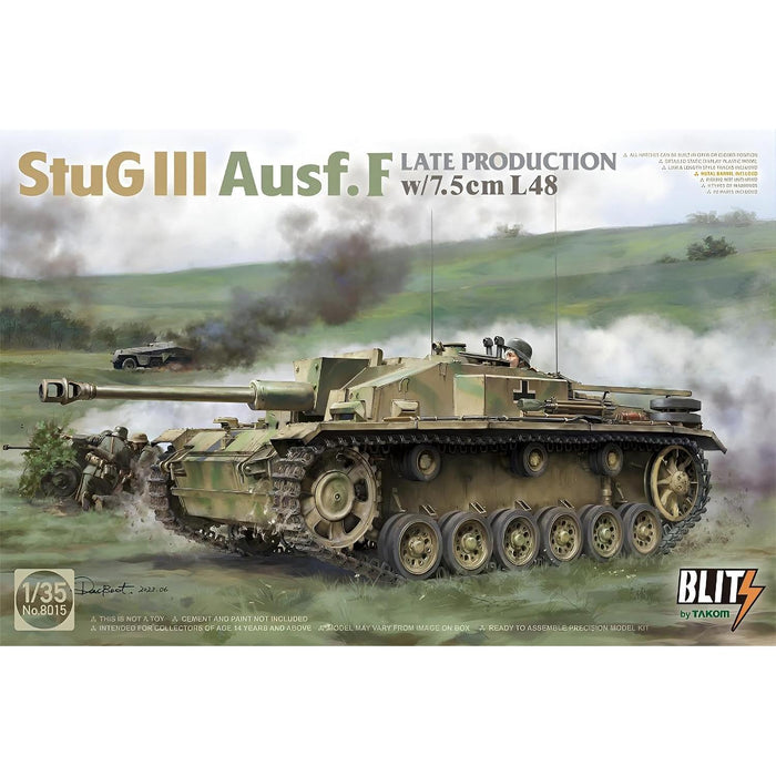 1/35 StuG III Ausf.F Late Production w/7.5cm L48 Model Kit