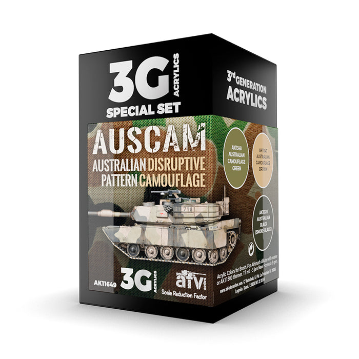 AFV Series: Auscam Colors Set Acrylic Paint Set 3rd Generation