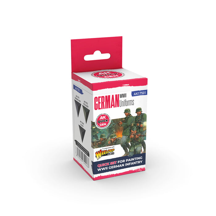 Quick Gen: German Uniforms Acrylic Paint Set (3 Colours)