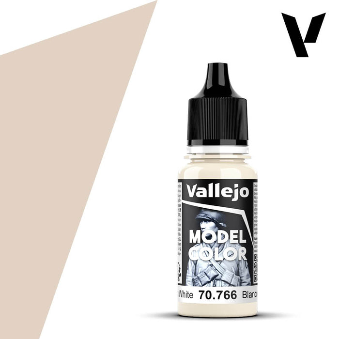 Model Color #021 - Cream White 18ml Matt Acrylic Paint