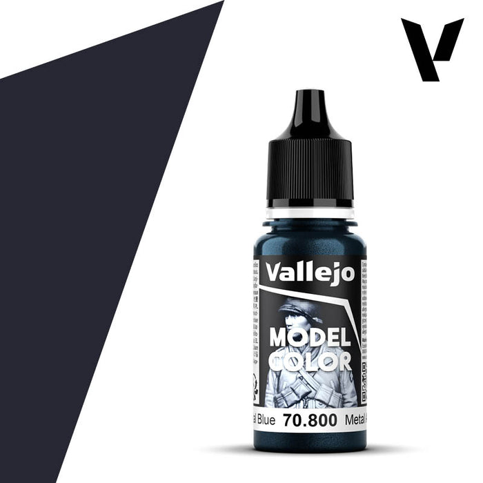 Model Color #204 - Gunmetal Blue 18ml Metallic Acrylic Paint