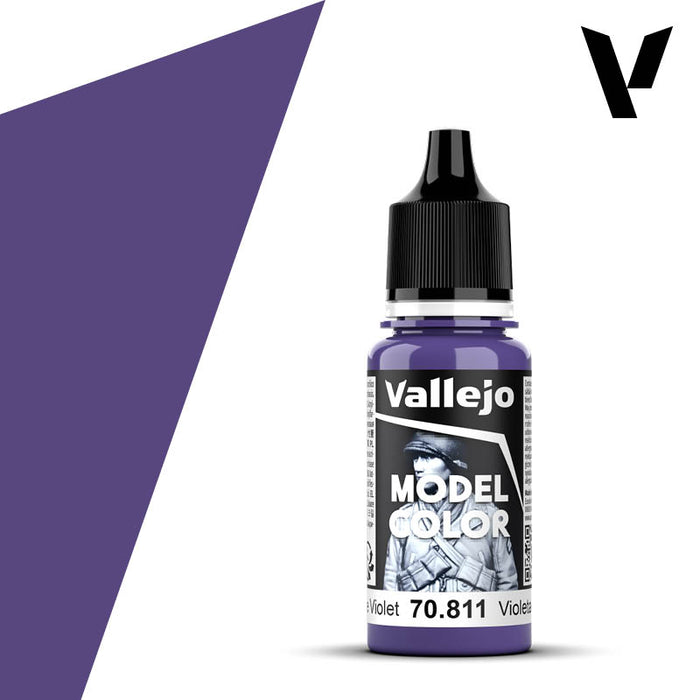 Model Color #051 - Blue Violet 18ml Matt Acrylic Paint