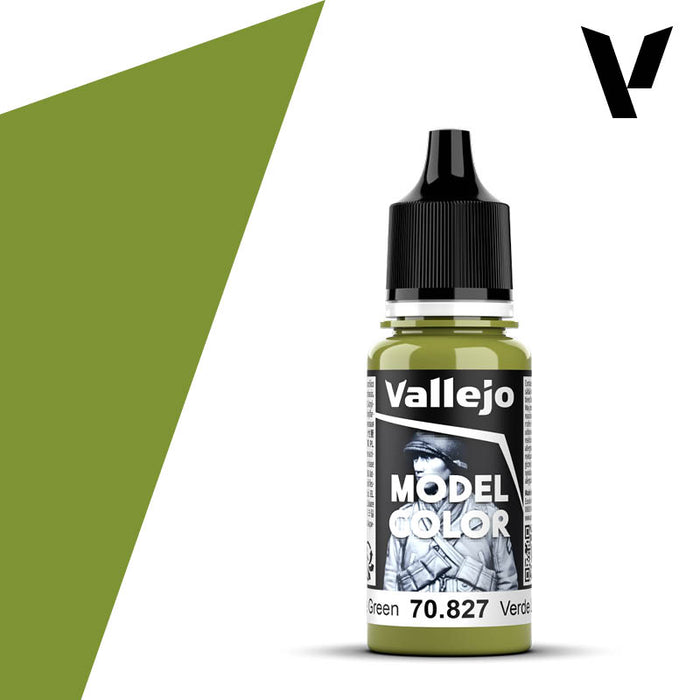 Model Color #091 - Lime Green 18ml Matt Acrylic Paint