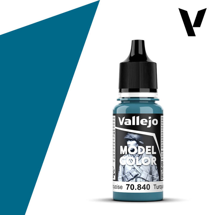 Model Color #070 - Light Turquoise 18ml Matt Acrylic Paint