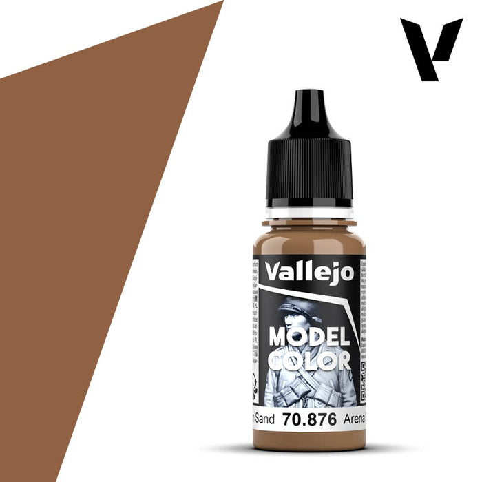 Model Color #015 - Brown Sand 18ml Matt Acrylic Paint