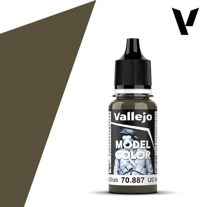 Model Color #122 - US Olive Drab 18ml Matt Acrylic Paint