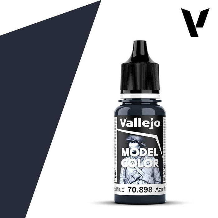 Model Color #072 - Dark Sea Blue 18ml Matt Acrylic Paint