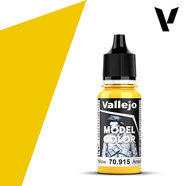 Model Colour #026 - Deep Yellow 18ml Matt Acrylic Paint