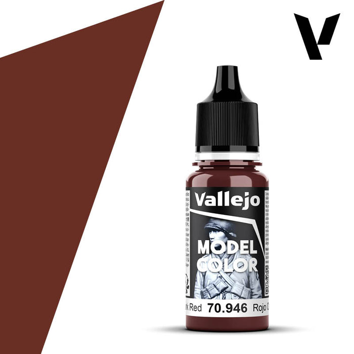 Model Color #040 - Dark Red 18ml Matt Acrylic Paint