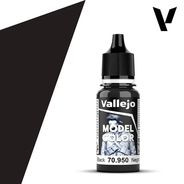 Model Colour #191 - Black 18ml Matt Acrylic Paint