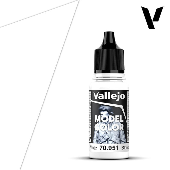 Model Color #001 - White 18ml Matt Acrylic Paint