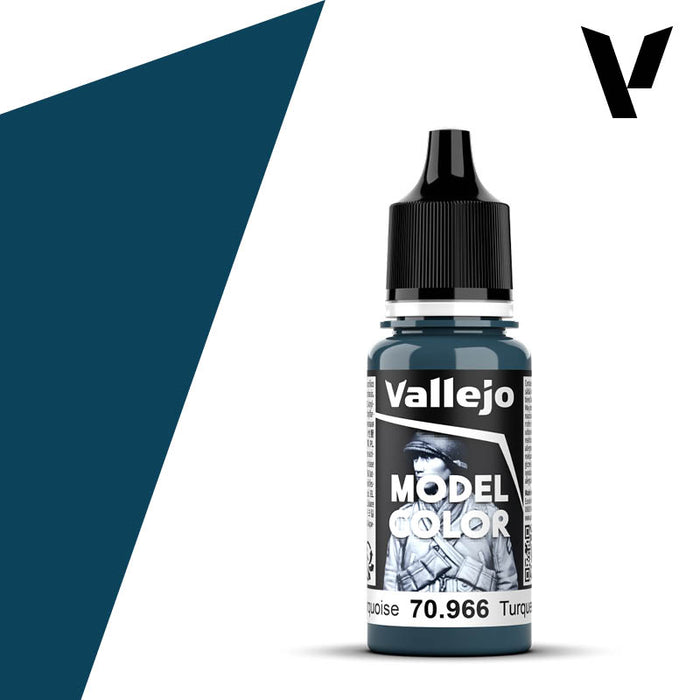 Model Color #071 - Turquoise 18ml Matt Acrylic Paint