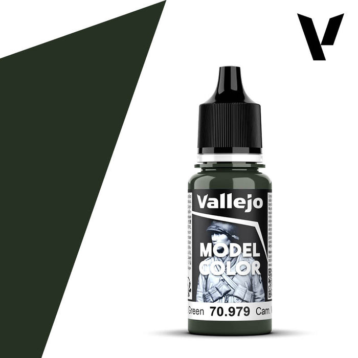 Model Color #089 - Camouflage Dark Green 18ml Matt Acrylic Paint
