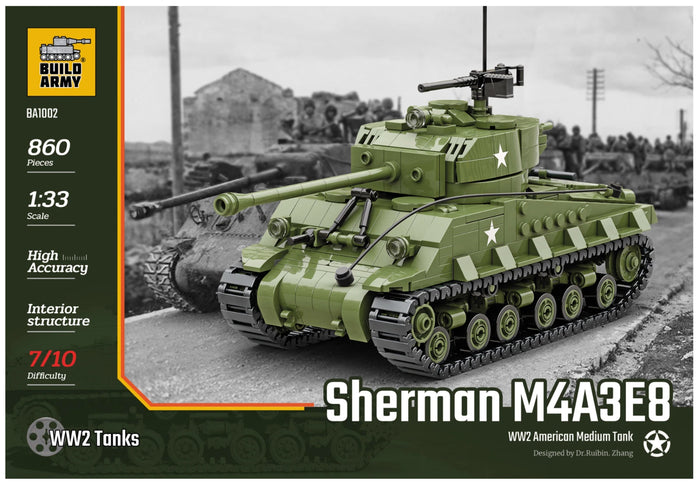 M4A3E8 Sherman Easy Eight WWII American Tank