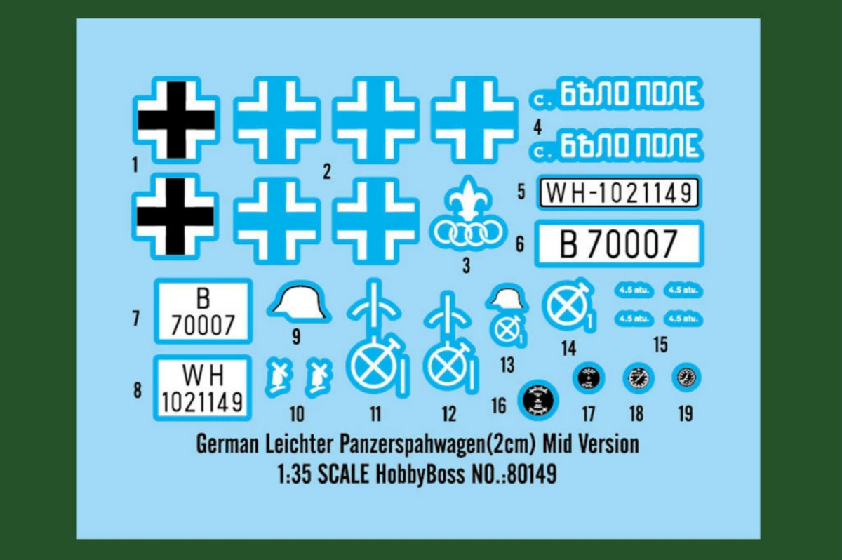 1/35 German Leichter Panzerspahwagen(2cm) Mid Version