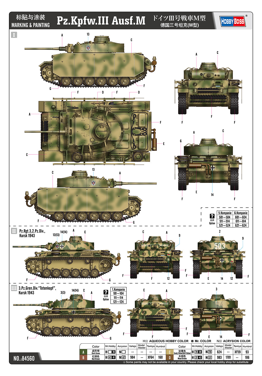 1/35 Pz.Kpfw.III Ausf.M