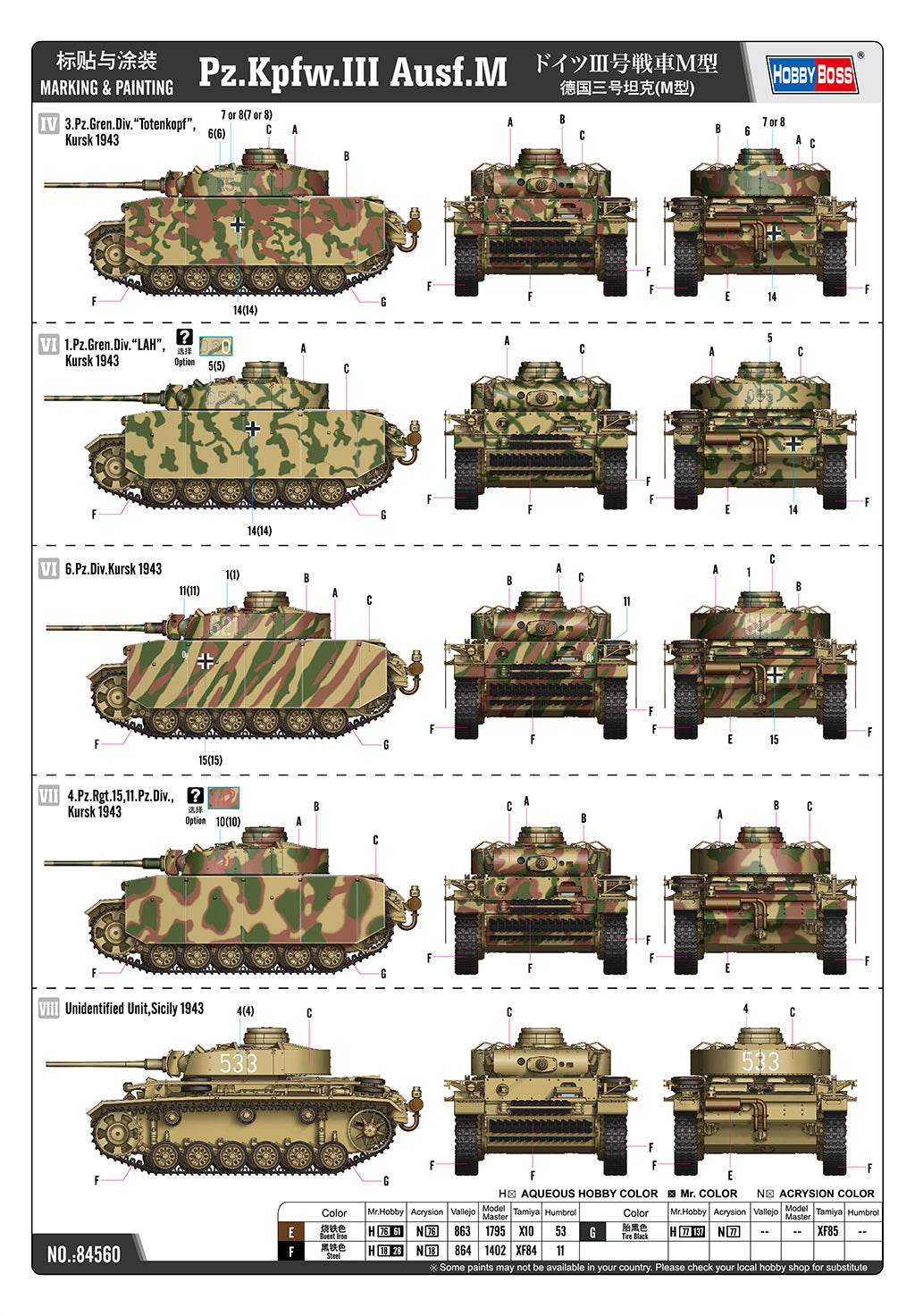 1/35 Pz.Kpfw.III Ausf.M