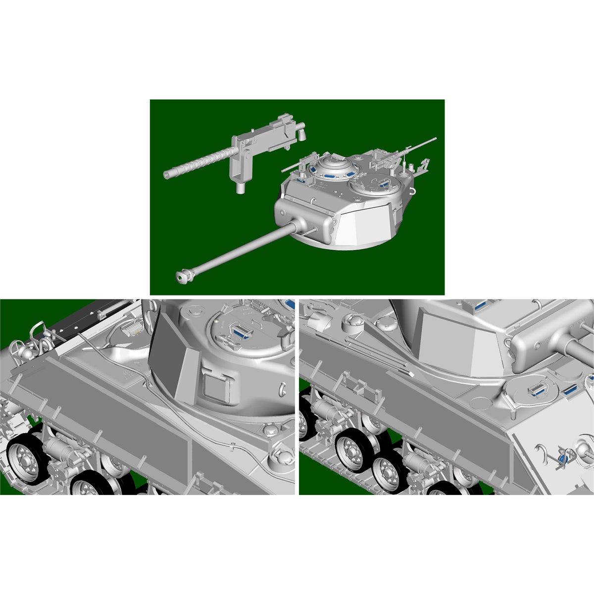1/16 M4A3E8 Thunder VII Medium Tank