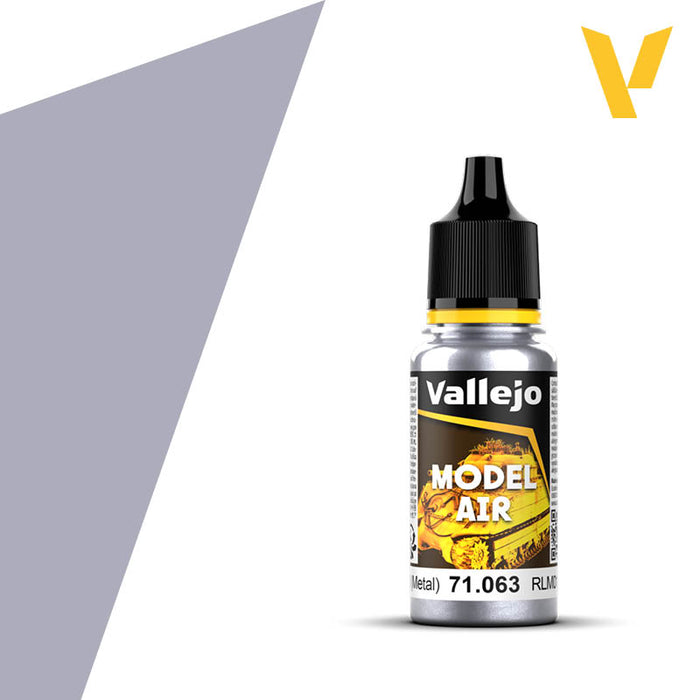 Model Air - Silver RLM01 (Metallic) 17ml Acrylic Airbrush Paint