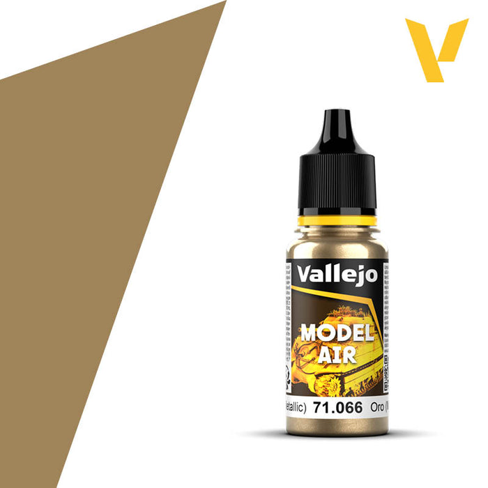 Model Air - Gold (Metallic) 17ml Acrylic Airbrush Paint