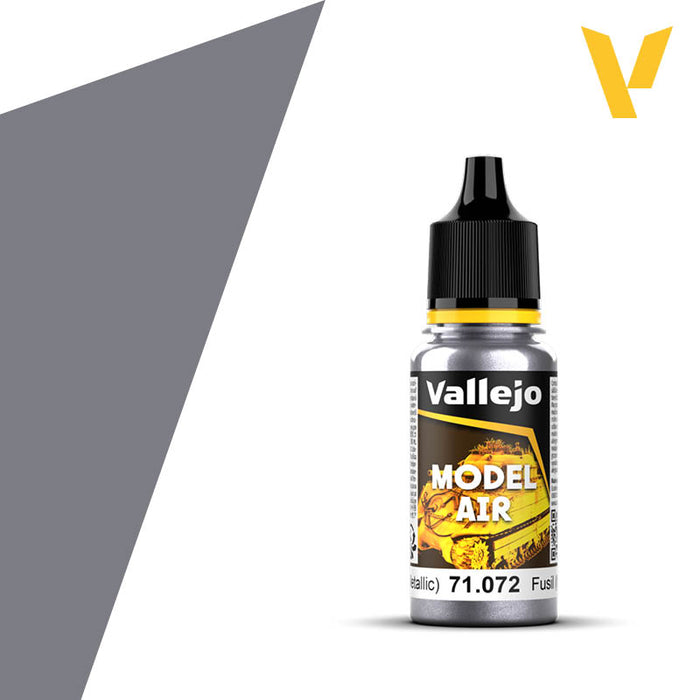 Model Air - Gunmetal (Metallic) 17ml Acrylic Airbrush Paint