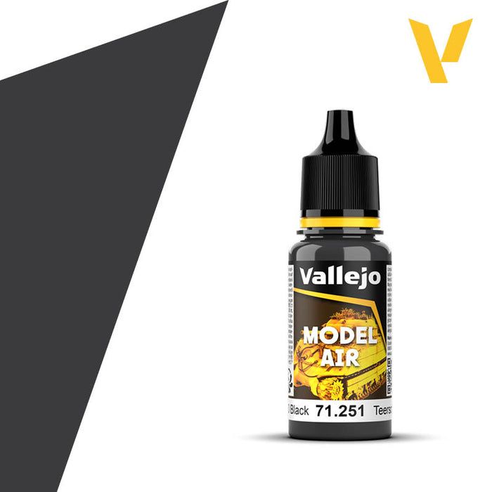 Model Air - NATO Black 17ml Acrylic Airbrush Paint