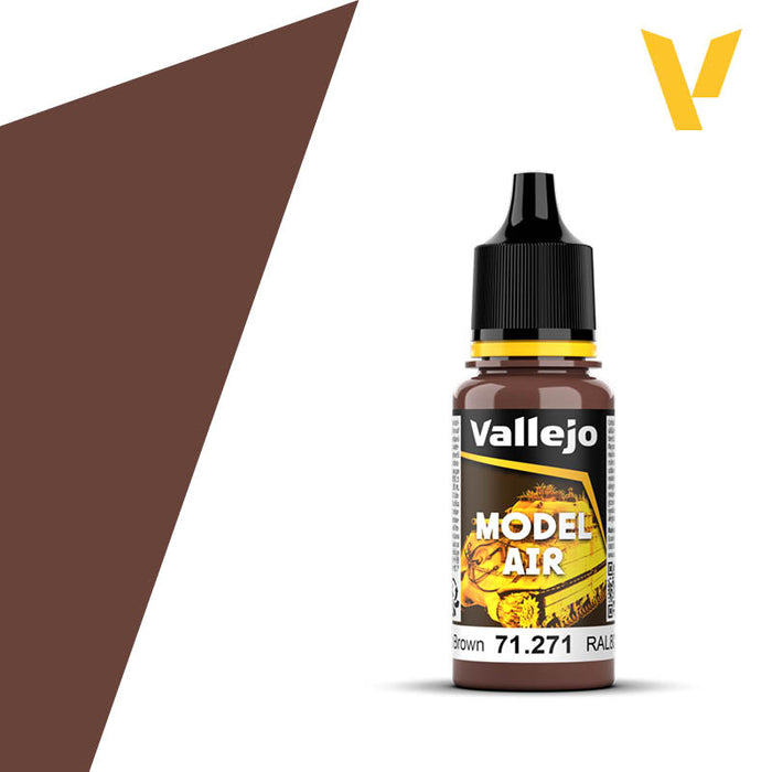 Model Air - German Red Brown 17ml Acrylic Airbrush Paint