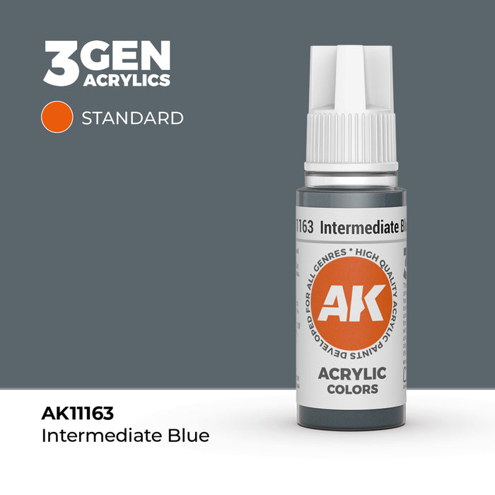 Intermediate Blue Acrylic Paint 3rd Generation 17ml