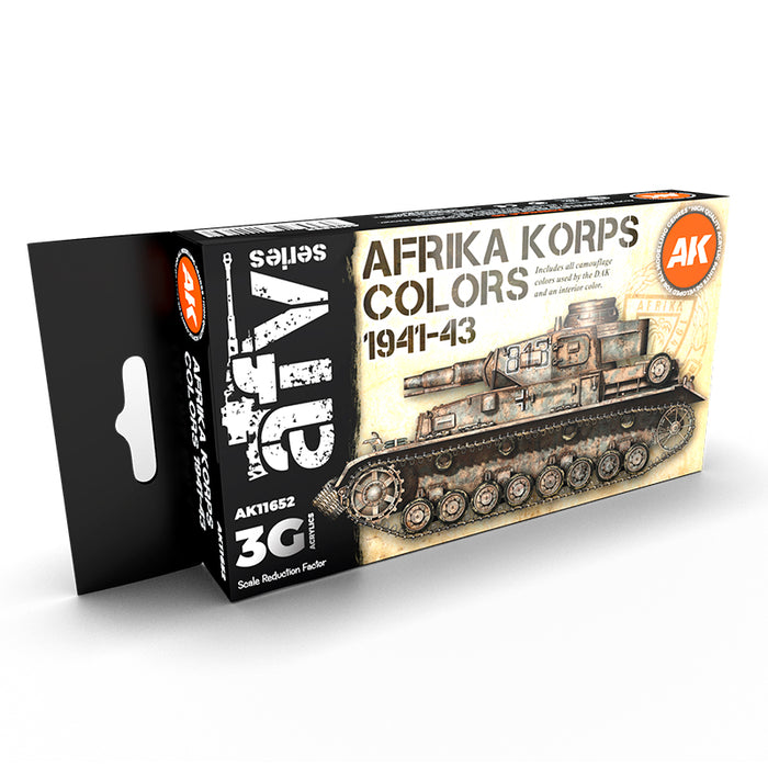 AFV Series: Afrika Korps Acrylic Paint Set 3rd Generation