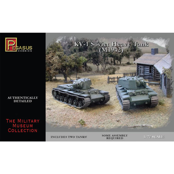 1/72 KV-1 Soviet Heavy Tanks (2 per pack)