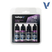 True Metallic Metal - Amethyst Purple - 4 Color Paint Set