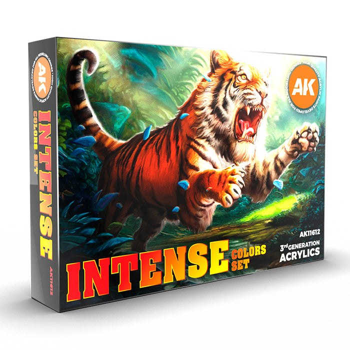 Intense Colors Acrylic Paint Set 3rd Generation