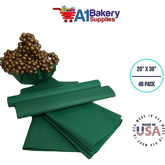 59185G HOLIDAY GREEN TISSUE PAPER 20 SHEETS 20 X 30